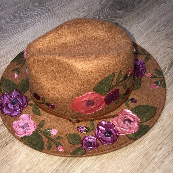 Cassie Gets Creative | Accessories | Custom Painted Floral  display picture 1